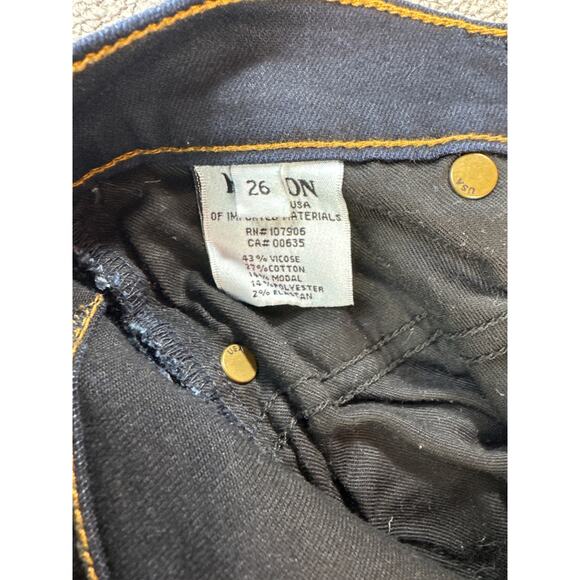 Hudson Jeans Krista Super Skinny Supermodel Dark Wash Size 26 - Picture 5 of 10